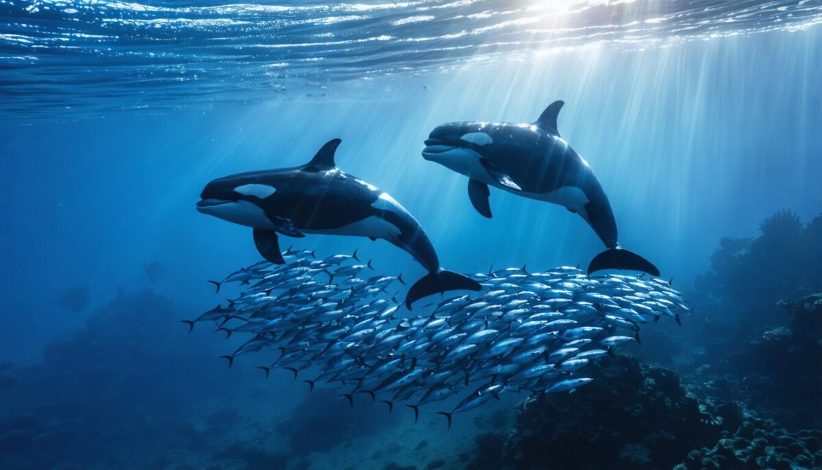 découvrez une scène inédite dans le pacifique où orques et dauphins s'allient pour chasser le saumon, révélant une nouvelle facette surprenante de leur comportement et transformant notre compréhension de ces prédateurs marins.